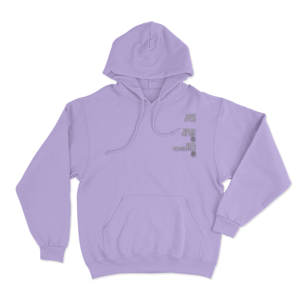 KISS ALL THE TIME. DISCO, OCCASIONALLY TEXT WITH DISCO BALL Hoodie Purple KISS ALL THE TIME. DISCO OCCASIONALLY TEXT WITH DISCO BALL Hoodie Purple